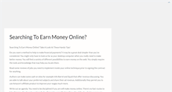 Desktop Screenshot of easiestwaytomakemoneyonline58.com