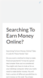 Mobile Screenshot of easiestwaytomakemoneyonline58.com